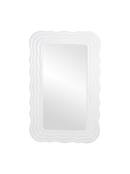 Nástěnné zrcadlo s rámem z umělé hmoty Huntington, Bílá, Š 50 cm, V 80 cm