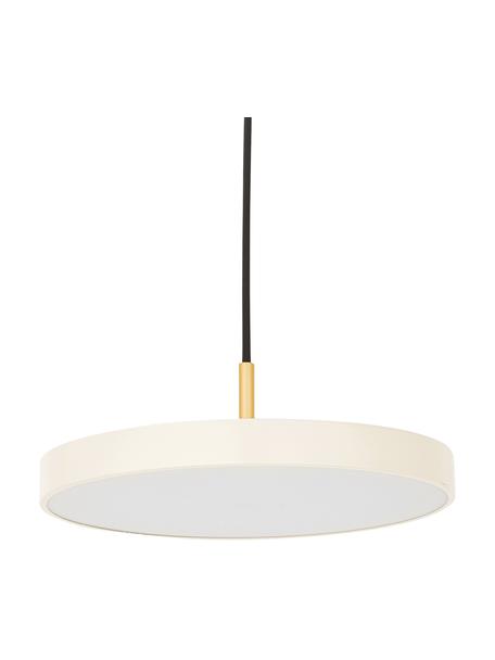 Suspension LED design Asteria, Blanc perle, couleur dorée, Ø 31 x haut. 14 cm