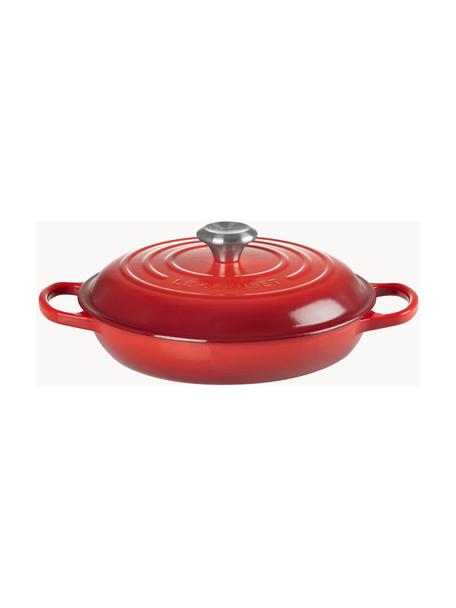 Pentola professionale gourmet in ghisa Collezione Signature, Ferro smaltato, Tonalità rosse, Ø 30 x Alt. 12 cm