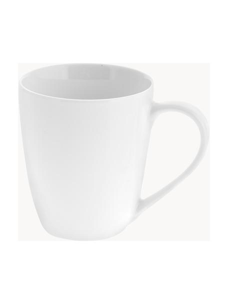 Tasses en porcelaine Delight, 4 pièces, Porcelaine, Blanc, Ø 9 x haut. 10 cm, 356 ml