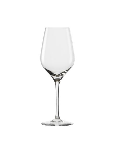 Krištáľový pohár na biele víno Exquisit, 6 ks, Krištáľové sklo, Priehľadná, Ø 8 x V 23 cm, 420 ml