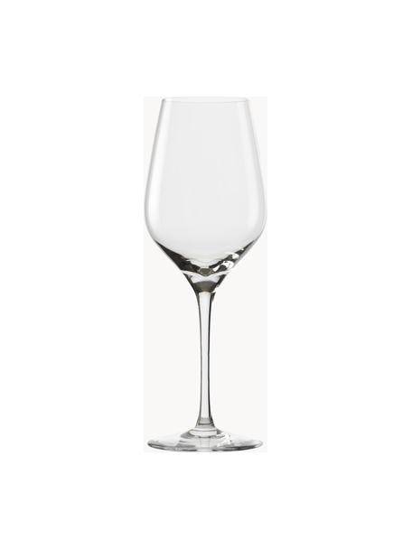 Kieliszek do białego wina ze szkła kryształowego Exquisit, 6 szt., Szkło kryształowe, Transparentny, Ø 8 x W 23 cm, 420 ml
