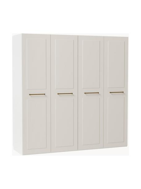 Armoire modulaire à portes battantes Charlotte, larg. 200 cm, plusieurs variantes, Beige, Basic Interior, larg. 200 x haut. 200 cm