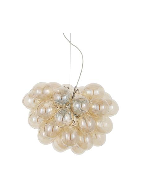 Suspension design grappe à sphères multiples Gross, Ambré, Ø 50 x haut. 45 cm