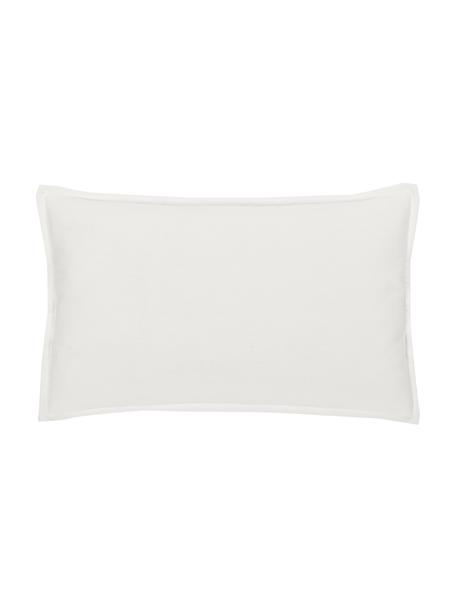Federa arredo in cotone bianco crema Mads, 100% cotone, Beige, Larg. 30 x Lung. 50 cm