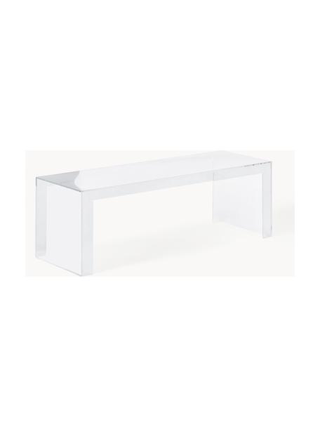 Design tuintafel Invisible, Acrylglas, Transparant, B 120 x H 40 cm