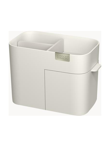 Organizer per cosmetici con chiusura magnetica Viva, Plastica, Bianco latte, Larg. 17 x Prof. 10 cm