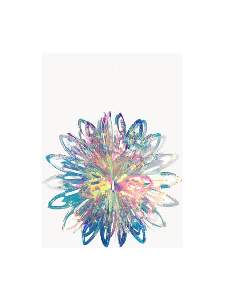 Vánoční ozdoba Iridescent Ø 23 cm, Umělá hmota, Stříbrná, transparentní, opalizující, Ø 23 cm