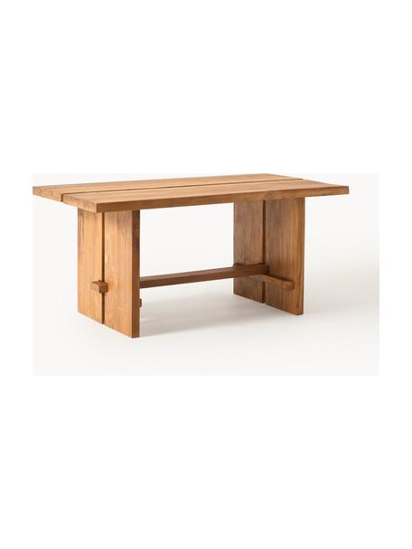 Jedálenský stôl z tíkového dreva Hugo, Tíkové drevo, s FSC certifikátom, Svetlé drevo, Š 160 x H 90 cm