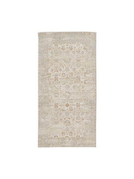 Ręcznie tkany dywan szenilowy Loire, Odcienie beżowego, S 80 x D 150 cm (Rozmiar XS)