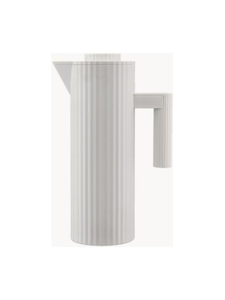 Pichet isotherme Plissé, 1 L, Résine thermoplastique, verre, Blanc, 1 L