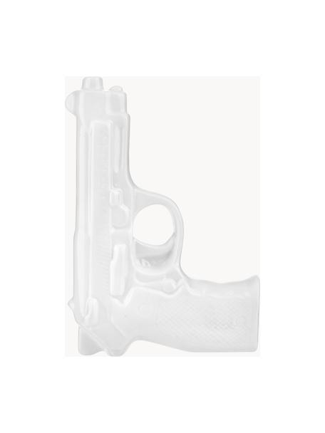 Wazon z porcelany Gun, Porcelana glazurowana, Biały, S 12 x W 17 cm