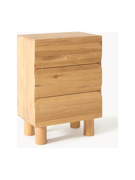 Commode en chêne Cadi, Bois de chêne, huilé, Ø 80 x haut. 110 cm