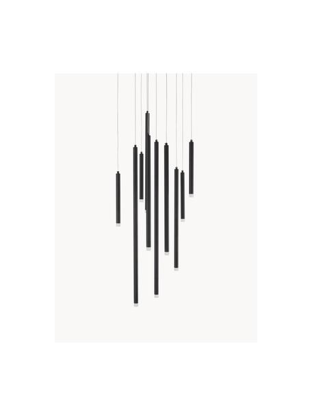 Dimmbare LED-Pendelleuchte Trimle, Schwarz, Ø 50 cm