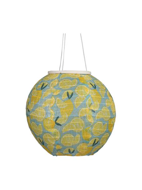 Latarenka solarna Citrus, Żółty, niebieski, zielony, Ø 25 x W 25 cm