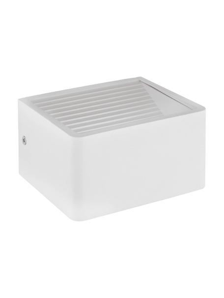 Nástenná LED lampa do exteriéru Doninni, Biela, Š 14 x V 8 cm