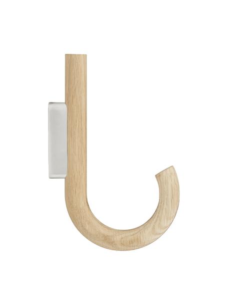Patère en bois de chêne Umbrella, tailles variées, Bois de chêne, acier, larg. 13 x haut. 19 cm