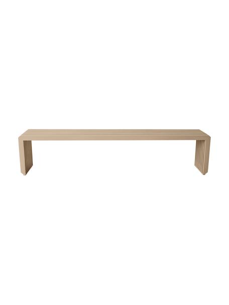Sitzbank Bancu aus Sungkaiholz, Sungkaiholz, Hellbeige, B 160 x H 35 cm