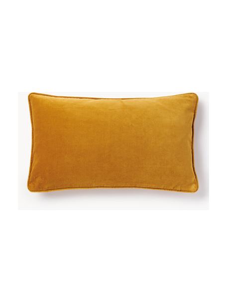 Housse de coussin 40x40 en velours Dana, 100 % velours de coton

Le matériau est certifié STANDARD 100 OEKO-TEX®, 21.HCN.84376, Hohenstein, Ocre, larg. 30 x long. 50 cm