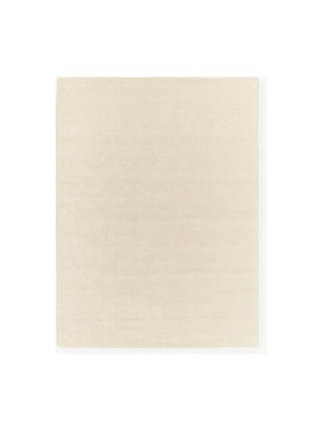 Handgewebter Baumwollteppich Lora, 100 % Baumwolle, GRS-zertifiziert, Hellbeige, B 300 x L 400 cm (Größe XL)