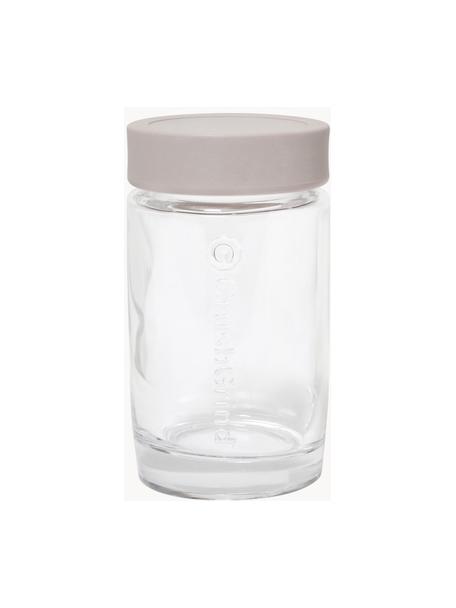 Boîtes à épices Vaasa, 2 pièces, Gris clair, transparent, Ø 5 x haut. 10 cm