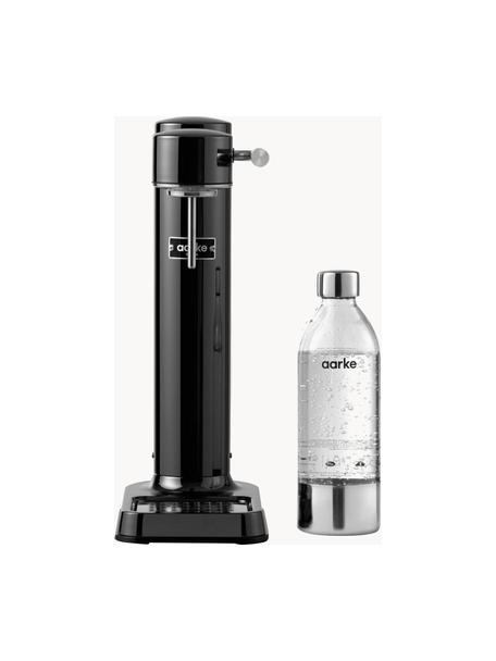 Máquina de refrescos Carbonator 3, Botella: plástico libre de BPA, Negro brillante, Set de diferentes tamaños