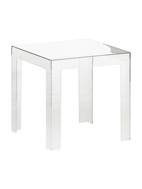 Průhledný odkládací stolek Jolly, Polykarbonát, Transparentní, Š 40 cm, V 40 cm