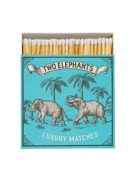 Design Streichholzschachtel Two Elephants, Box: Karton Dieses Produkt wir, Two Elephants, B 11 x H 11 cm