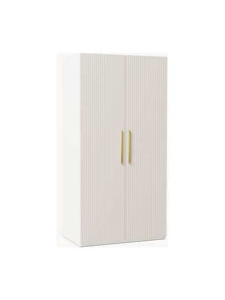 Modulární skříň s otočnými dveřmi Simone, šířka 100 cm, více variant, Dřevo, světle béžová, Interiér Basic, Š 100 x V 200 cm