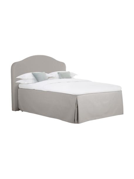Prémiová kontinentálna posteľ Dahlia, Svetlosivá, 140 x 200 cm, tvrdosť H3