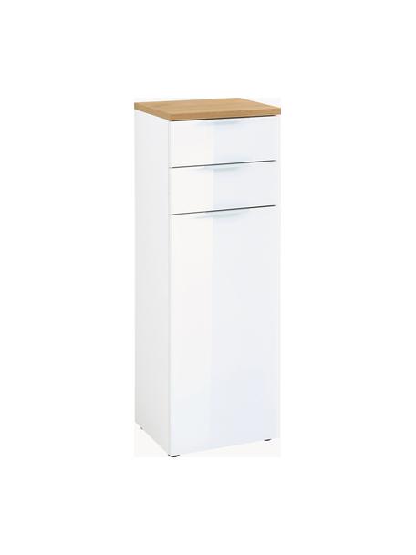 Rangement de salle de bain Julian, larg. 39 cm, Blanc, bois, larg. 39 x haut. 112 cm