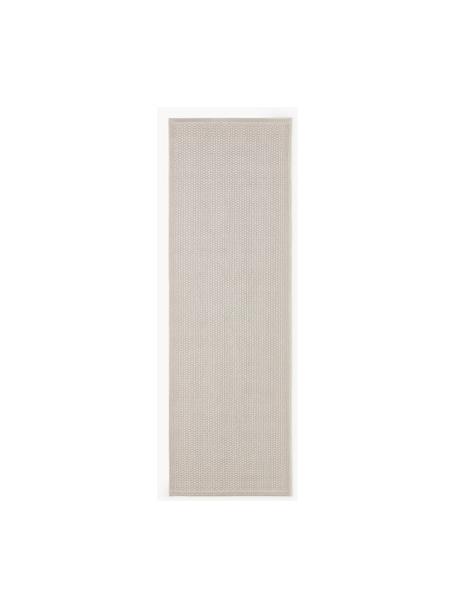 In- & outdoor loper Toronto, 100% polypropyleen, Beige, B 80 x L 250 cm