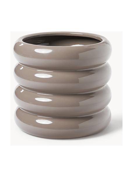 Plantenpot Rudi van keramiek, Keramiek, Taupe, Ø 32 x H 30 cm