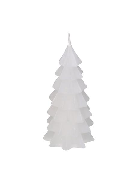 Decoratieve kaarsen Tree in wit, 2 stuks, Was, Wit, Ø 7 x H 13 cm, 2 stuks