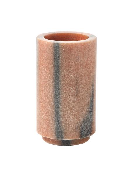 Tazza per spazzolino in marmo Simba, Marmo, Terracotta, marmorizzato, Ø 8 x Alt. 14 cm