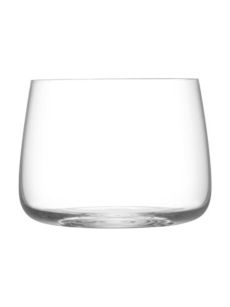 Bicchiere acqua Metropolitan 4 pz, Vetro, Trasparente, Ø 9 x Alt. 7 cm, 360 ml