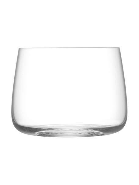 Waterglazen Metropolitan, 4 stuks, Glas, Transparant, Ø 9 x H 7 cm, 360 ml