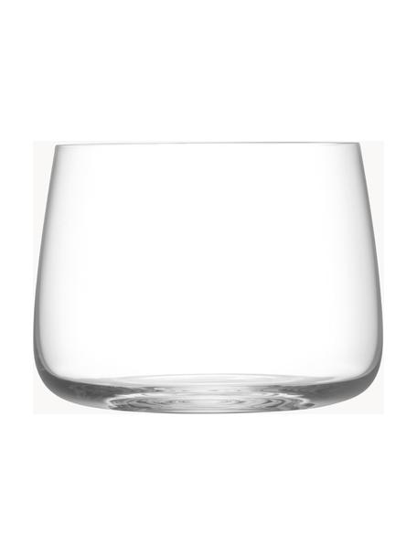 Wassergläser Metropolitan, 4 Stück, Glas, Transparent, Ø 9 x H 7 cm, 360 ml