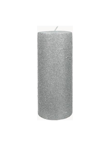 Świeca pieńkowa Flair, Wosk, Odcienie srebrnego, Ø 7 x W 18 cm