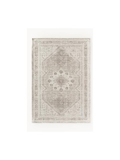 Tapis en chenille vintage Mahdi, 66 % polyester (certifié GRS), 34 % laine (certifié RWS), Tons beiges, larg. 160 x long. 230 cm (taille M)