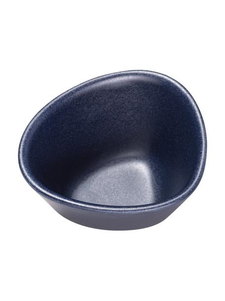 Ručně vyrobené misky Monaco, 4 ks, Kamenina, Námořnická modrá, Š 11 cm, V 6 cm