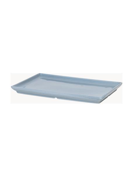 Servierplatte Eli, Steingut, Blau, B 20 x T 12 cm