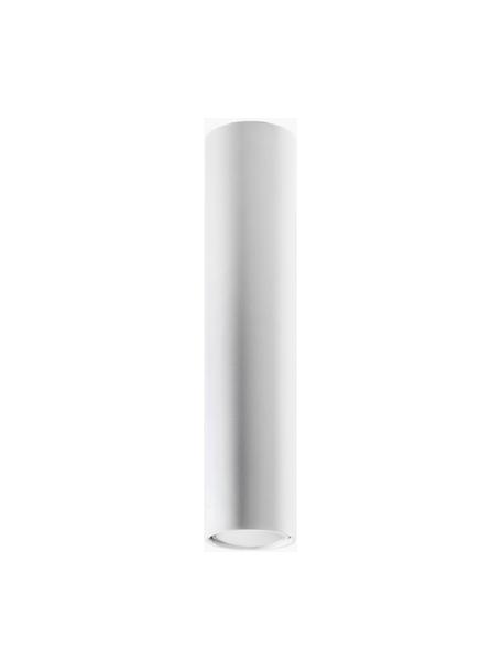 Faretto da soffitto Castro, alt. 40 cm, Acciaio rivestito, Bianco opaco, Ø 6 x Alt. 40 cm