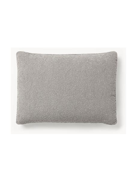 Bouclé-Sofa-Kissen Tribeca, Hülle: Bouclé (93 % Polyester, 6, Bouclé Grau, B 50 x L 70 cm