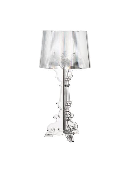 Lampada trasparente di design da tavolo Bourgie, Paralume: policarbonato Base della , Trasparente, Ø 37 x Alt. 78 cm