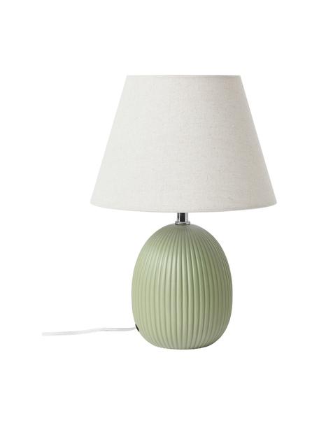 Stolová lampa Desto, Olivovozelená, Ø 25 x V 36 cm