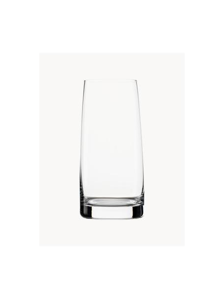 Hoge kristallen glazen Experience, 6 stuks, Kristalglas, Transparant, Ø 7 x H 14 cm, 360 ml