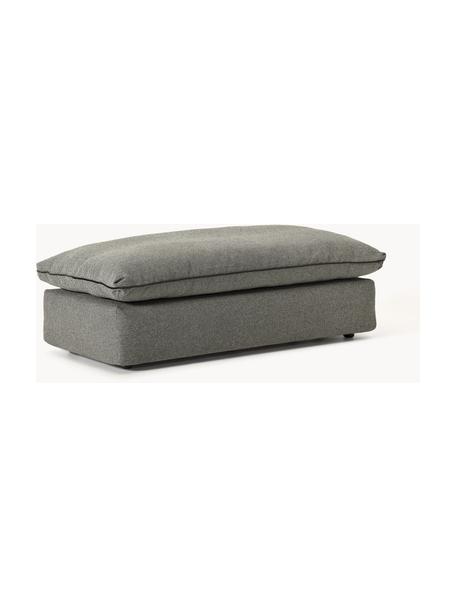 XL-Hocker Felix, Bezug: 100 % Polyester Der strap, Gestell: Massives Kiefern- und Fic, Webstoff Dunkelgrau, B 140 x T 60 cm