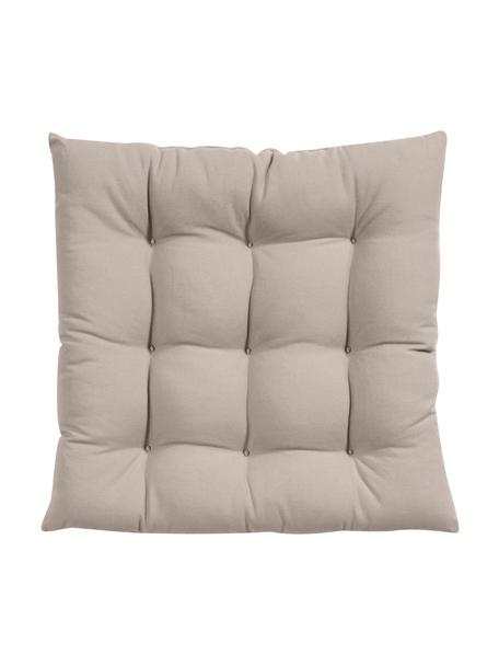 Poduszka siedziska Ava, 2 szt., Tapicerka: 100% bawełna, Taupe, S 40 x D 40 cm