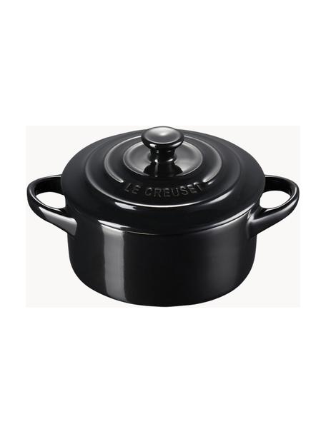 Kastrol Cocotte Mini, Kamenina, Černá, Ø 10 cm, V 8 cm, 250 ml